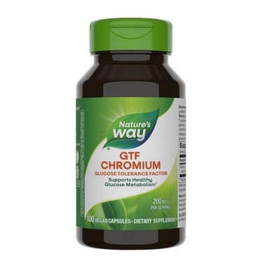 GTF Chromium Glucose Tolerance Factor 100 Veg caps