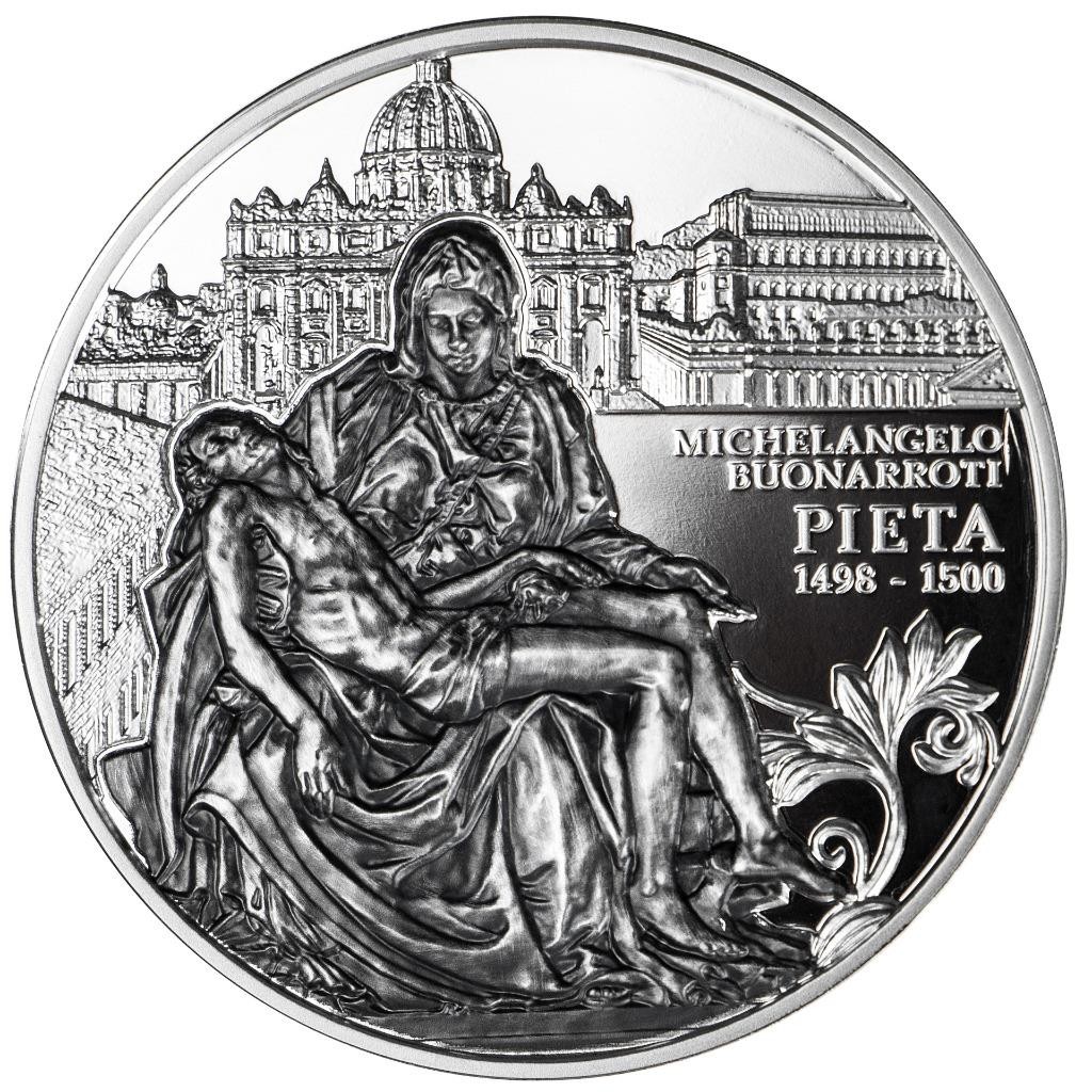Niue2019$5MasterpiecesofSculptural-Pieta2ozSilverCoin