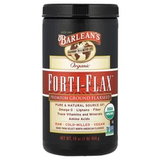 Barlean s Organic Forti-Flax Premium Ground Flaxseed 16 oz 454 g Gluten-Free,