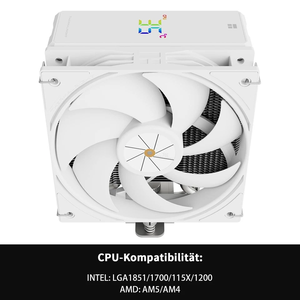 CPU Kühler Luft 151mm PWM Wärmeabfuhr kompatibel AM5 Intel 1150 - Bild 4 von 4
