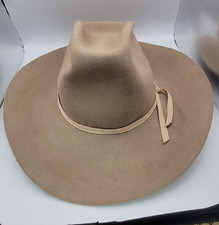 RARE 1950s/60s Vintage LION HATS 8X Cowboy Hat Sagebrush Crown Felt Cord Band L