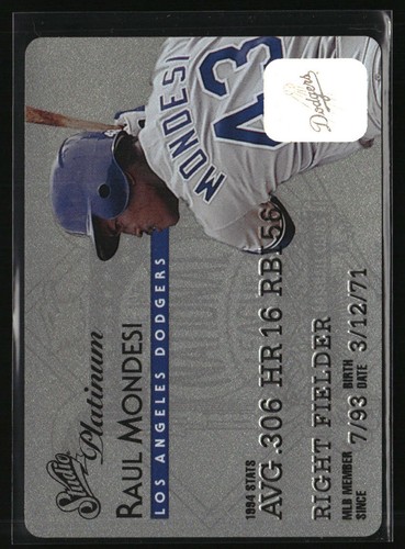 1995 Studio Raul Mondesi #19 card