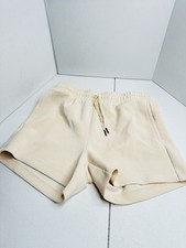 Member  s Mark Luxe Shorts Women  s Small Beige Lounge Stretchy Soft Casual