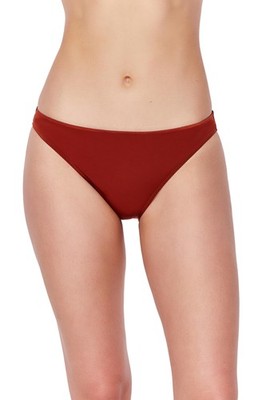 Bikinihose mit mittlerer Taille - Unterteilabdeckung, Futter vorne & hinten, Satin-Finish F...