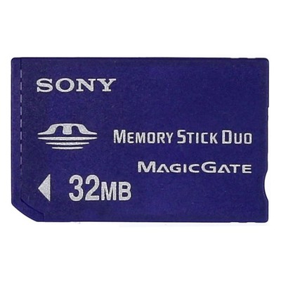 Sony Memory Stick Duo MagicGate 32MB