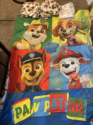 Paw Patrol Full Size Reversible Comforter and Sheet Set 4 Piece Set