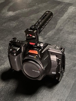 Blackmagic Pocket Cinema Camera 6K Pro + SmallRig Cage & Handle   Used   Excelle