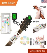 Guitar Chord Presser  Trainer Clip-On Tuner Practice Aid for Beginners Acous...