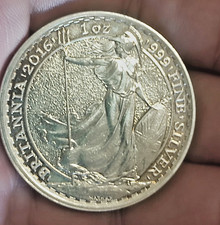MONEDA BRITANNIA 1 ONZA DE PLATA 999/1000 DE 2016 S/C