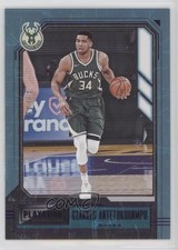 2020-21 Panini Chronicles Playbook Purple 46/49 Giannis Antetokounmpo #185 fm0