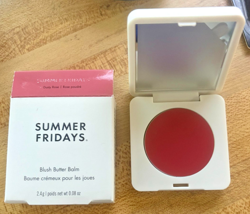 Summer Fridays Blush Butter Balm Dusty Rose Cream Blush 2.4g NEW