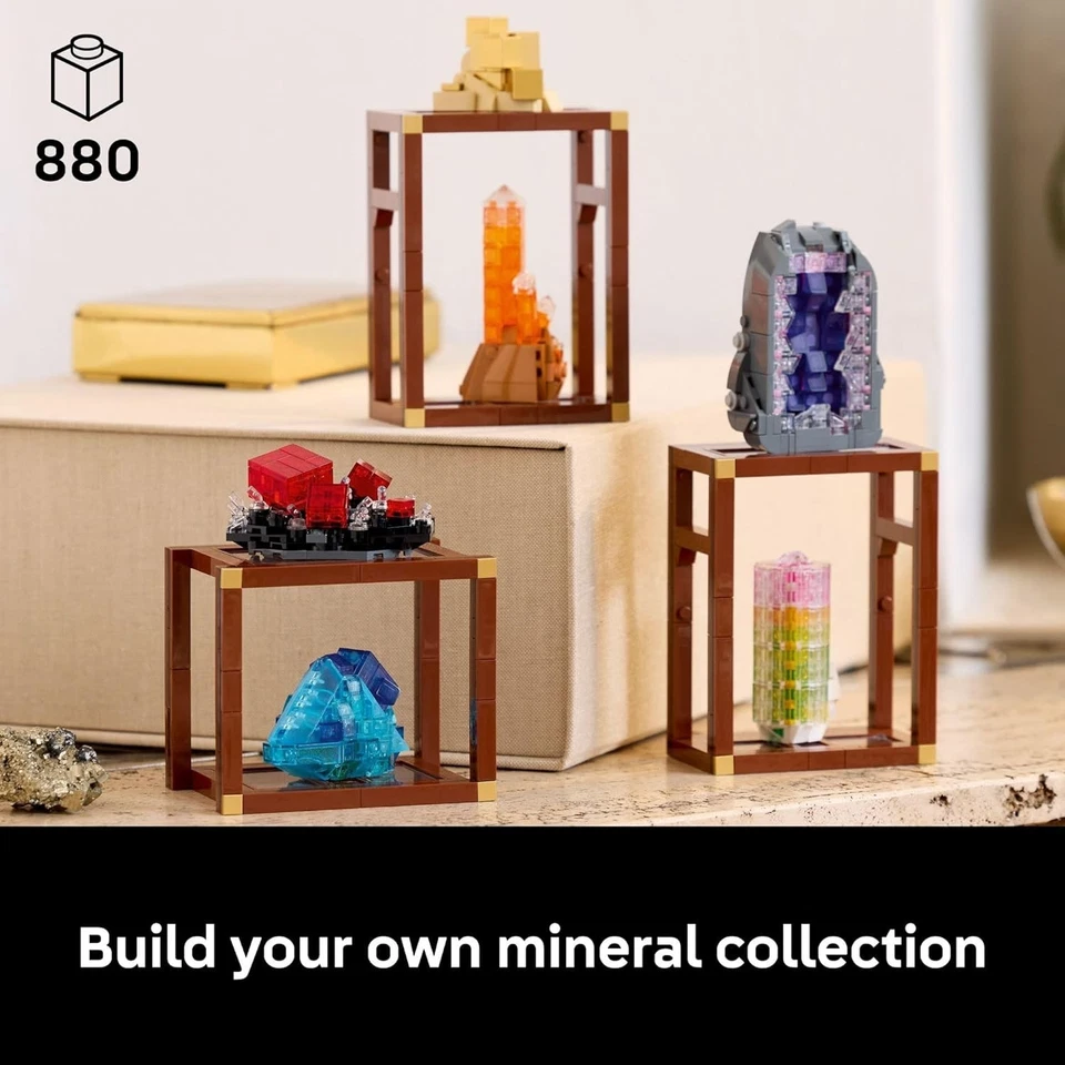 LEGO® Ideas 21362 Mineral Collection 3 Display Shelves Ages 18+ Adult Decor - Image 2 of 4
