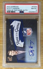 2022 Panini Donruss - Fans of the Game Scott Hanson Autograph 🔥 NFL RED ZONE