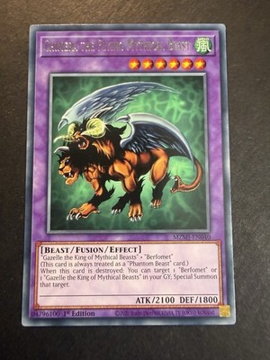 Yugioh Chimera the Flying Mythical Beast MZMI-EN040 Rare 1st Edition NM
