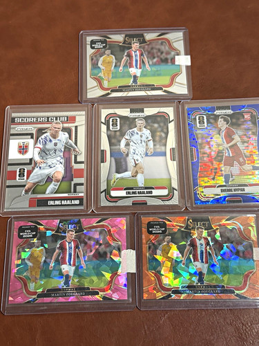 Panini Prizm/Select FIFA World Cup 2026 Norway 6-Card Lot Haaland Ødegaard