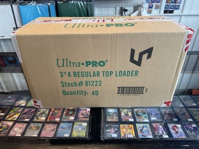 1000 Ultra Pro Regular 3x4 Toploader sealed case Brand New top loader 81222