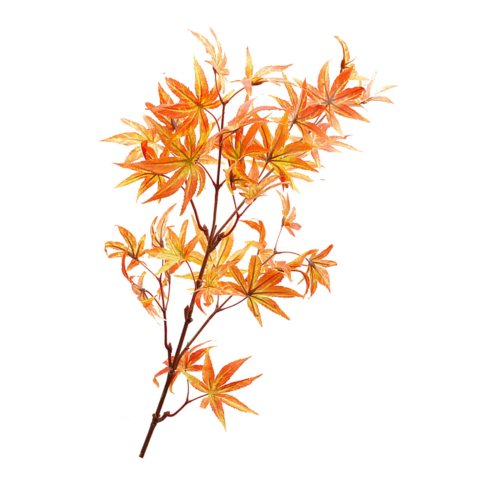 NEW 83cm Length Simulated Maple LeaveStems Lifelike Artificial Maple Branch