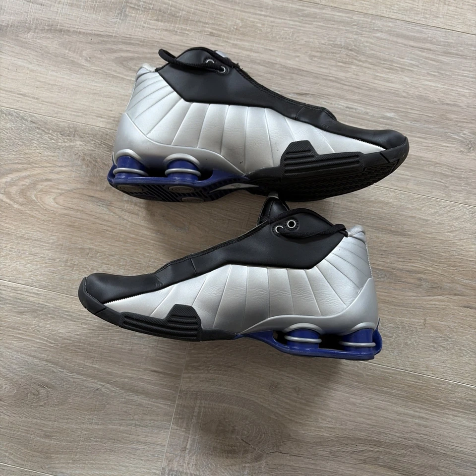 Nike Shox BB4 prata metálica Vince Carter tamanho 8,5 - Imagem 2 de 4