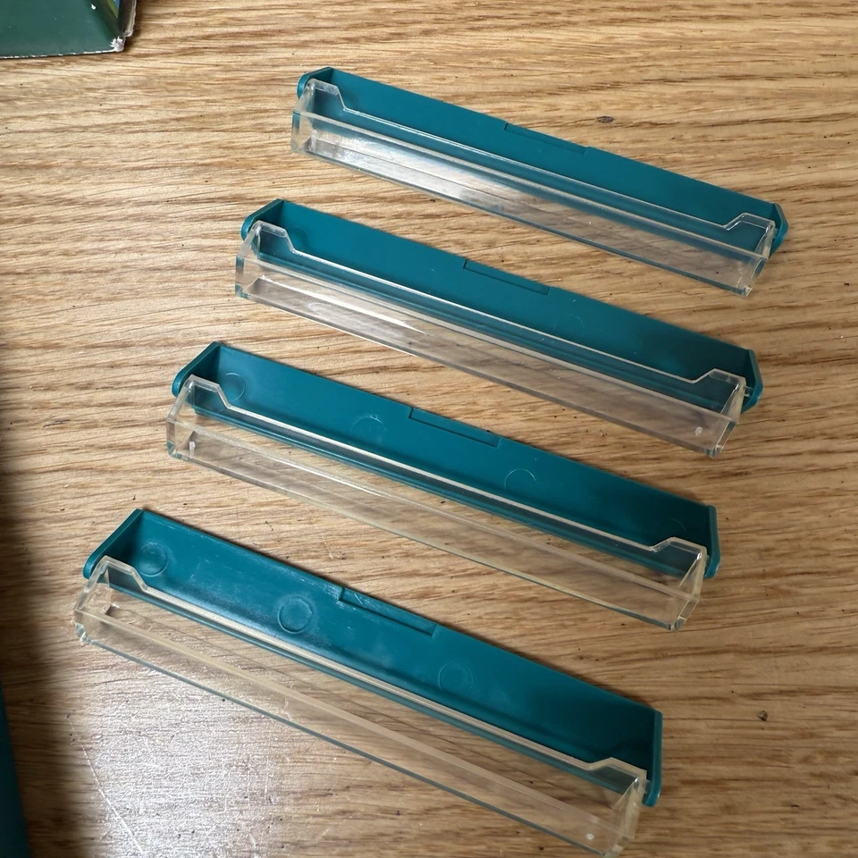 Mattel 2001 Travel Scrabble Clip In Tiles Hard Case Folds Away - Complete Game - Image 3 of 4