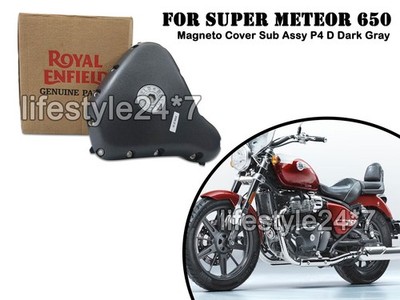 Magneto Cover Sub Assy P4 D Dark Gray Genuine Royal Enfield Super Meteor 650