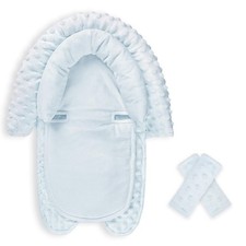 HNHUAMING Infant Car Seat Insert, Baby Head XW0065, Light Blue