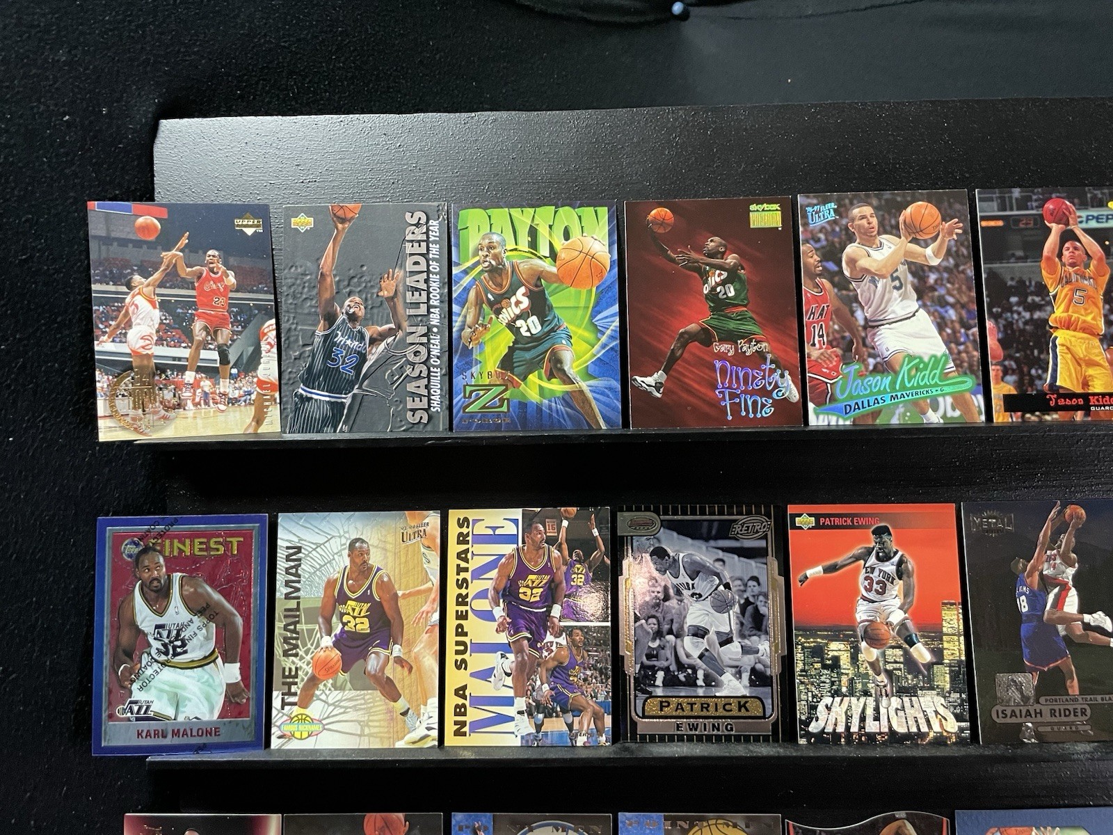 1990s Refractor/ Insert/ Parallel 60-Card Basketball Lot Die-Cut HOF Jordan view 2
