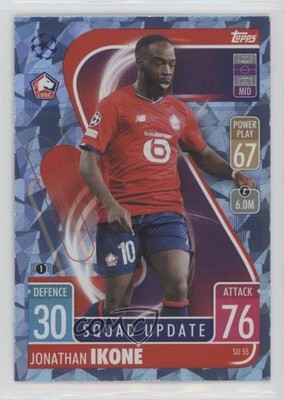 2021-22 Match Attax UEFA Club Competitions Extra Jonathan Ikone Rookie RC 09ju