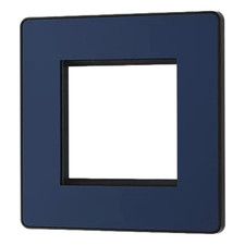 British General Evolve 2-Module Modular Faceplate Blue