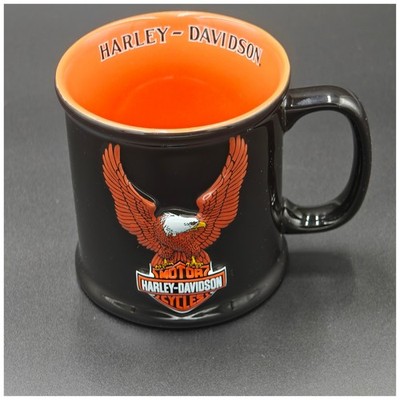 Harley-Davidson 2002 Oversized Coffee Mug Black Eagle Logo 15oz Official License