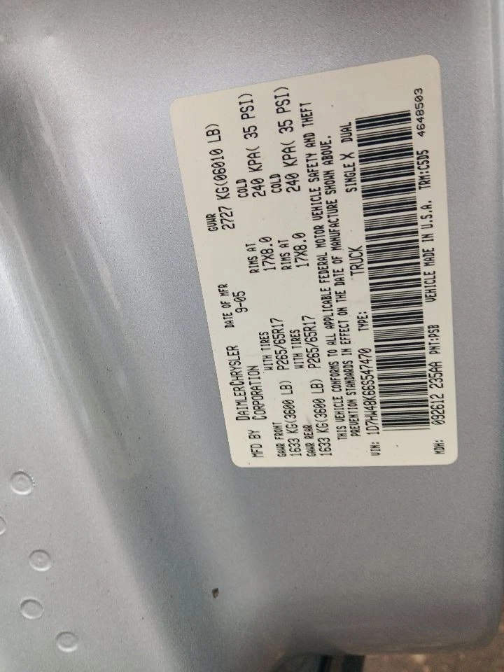 Transfer Case 3.7L Automatic Transmission Fits 07-08 MITSUBISHI RAIDER 320477 - Image 4 of 4