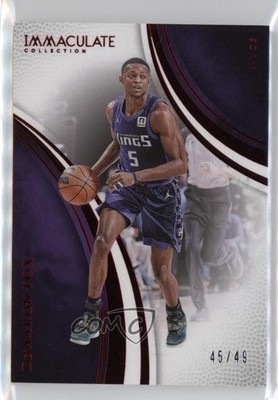 2024-25 Panini Immaculate Action Red 45/49 De'Aaron Fox #87 7y2