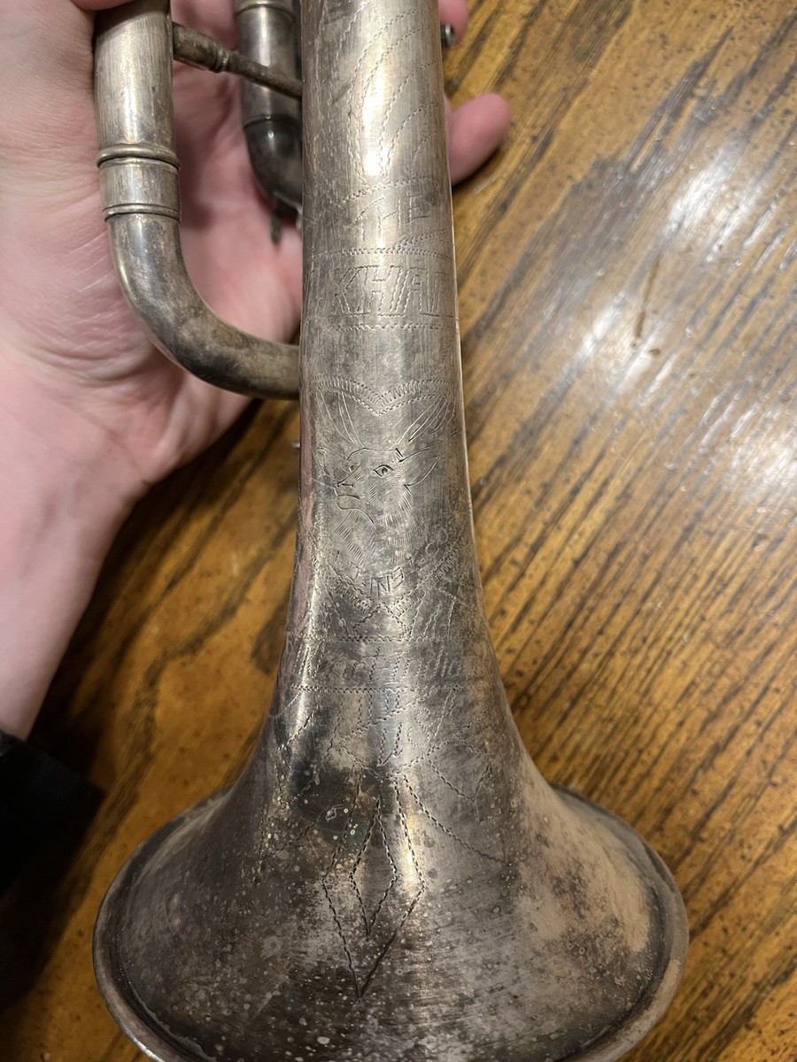 Vintage The Elkhart Band Instrument Co Trumpet Elkhart Indiana | eBay