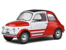 Fiat 500 Robe di Kappa 1965 white-red diecast model car S1801408 Solido 1:18