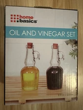 Home Basics Oil And Vinegar Bottle Set