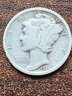 1924 P Mercury dime a very fine coin. plus a surprise