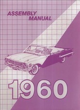 1960 Chevy Assembly Manual Impala El Camino Bel Air Biscayne Chevrolet Factory 1960 Chevy Assembly Manual Impala El Camino Bel Air Biscayne Chevrolet Factory