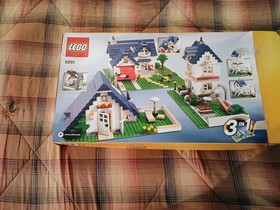 LEGO CREATOR 5891 - three progects House, Retired -Manuals & box