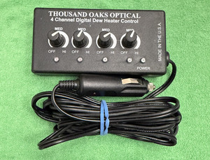 Thousand Oaks Optical 4 channel digital dew heater control assembly.