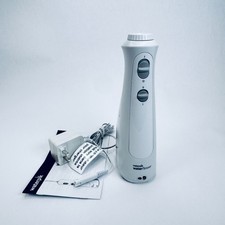 Waterpik Cordless Pearl Portable Water Flosser Rechargeable, White WF-13. USED