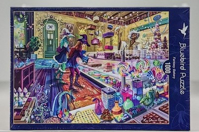 Bluebird  Fantasy Bakery  Rose Cat Khan 1000 Pc Puzzle | Import | Fantasy Art