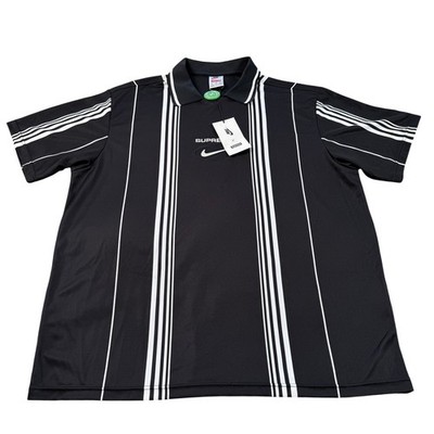 NWT Supreme Nike Jewel Stripe Soccer Jersey Large CW9698-010 | eBay