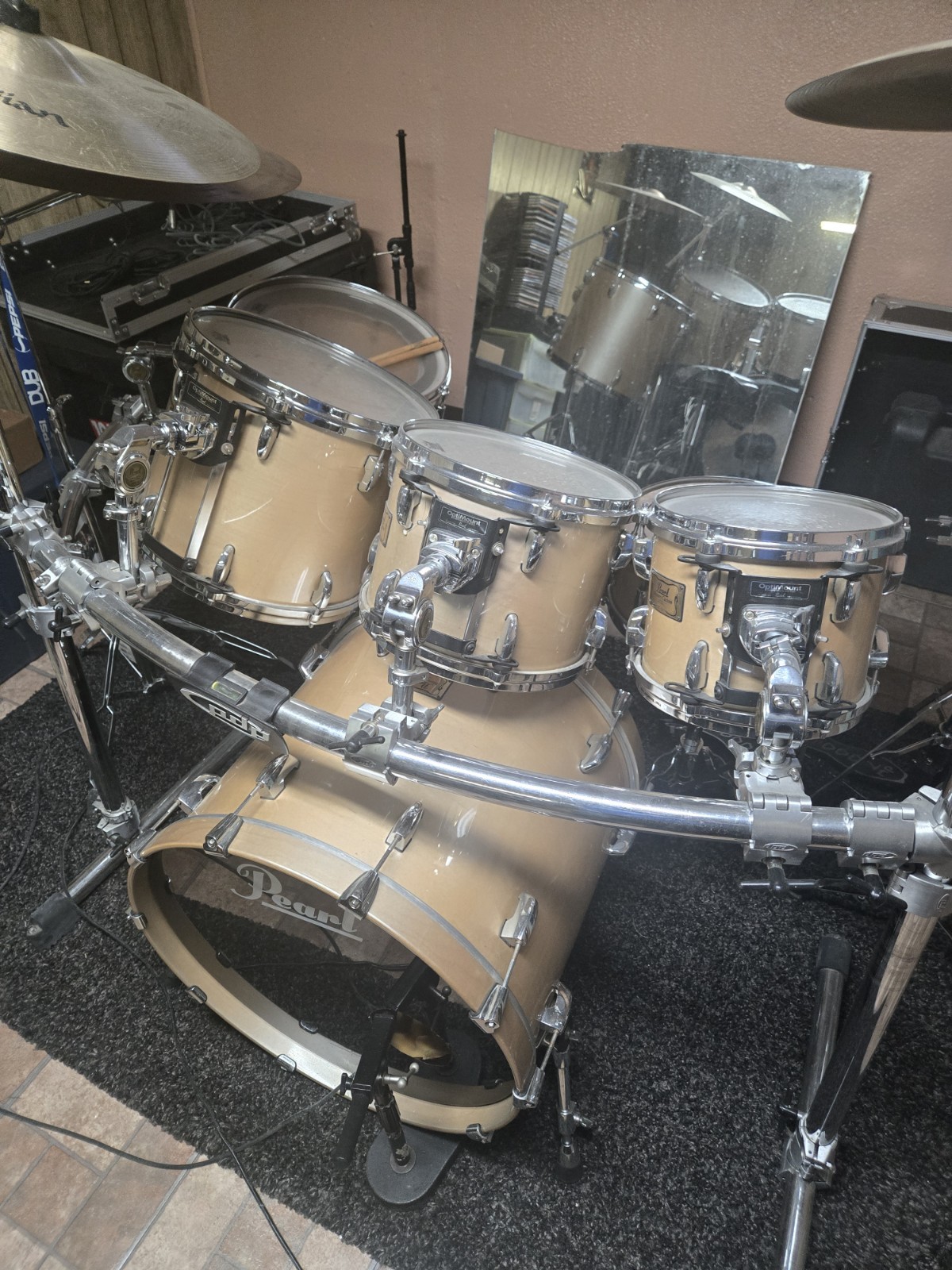 Pearl Masterworks 6 Piece Extra  Maple Natural Finish