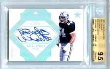 RANDY WHITE 2017 FLAWLESS PLATINUM ALL PRO INK AUTO SP 1/1 BGS 9.5 GEM MINT