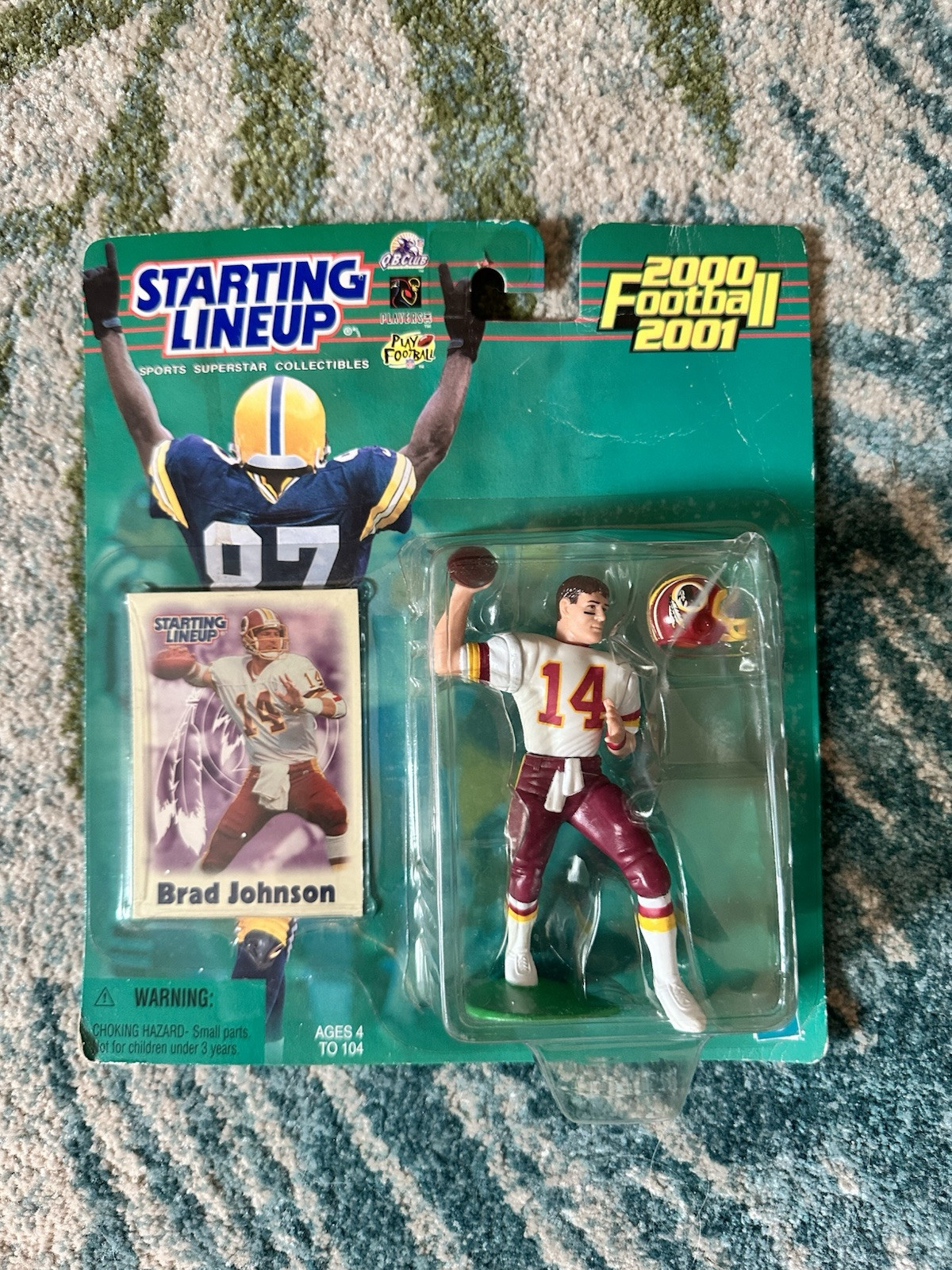 Starting Lineup Redskins Brad Johnson Action Figure