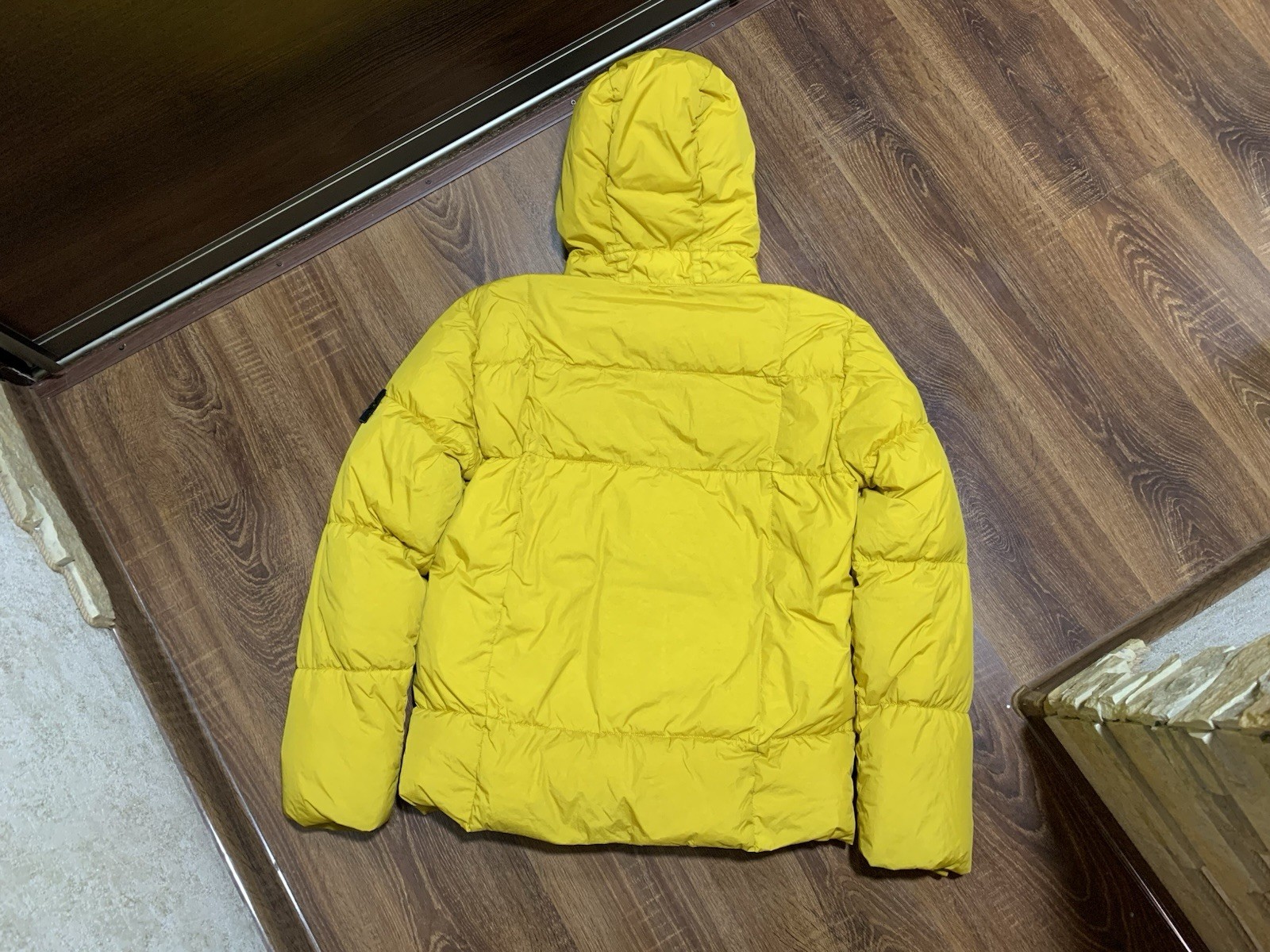 Stone Island Garment Dyed Crinkle Reps Down Jacket Size L-M image 5