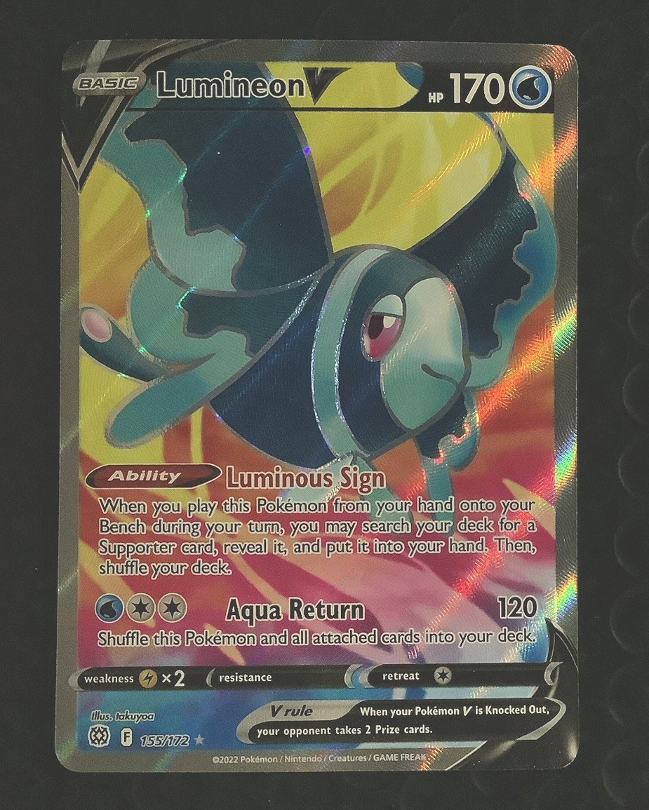 Lumineon V (Full Art) 155/172 Swsh09: Brilliant Stars Holo