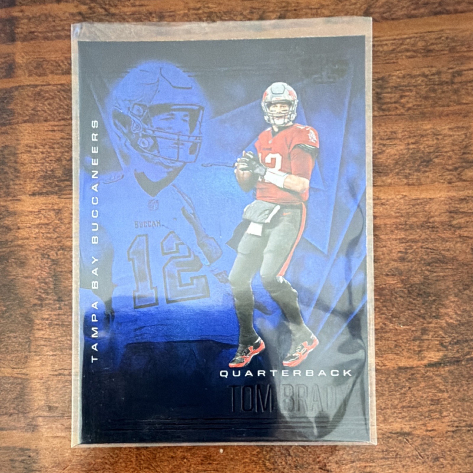 2020 Panini Illusions Football Tom Brady #1 Tampa Bay Buccaneers Sapphire