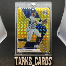 2021 Panini Mosaic GOLD Mosaic Prizm /10 Willi Castro #158 6/10 
