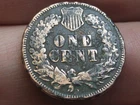 1876 Indian Head One Cent Penny- Good/VG Details
