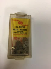 GC ELECTRONICS H870-F  ASSORTED METAL WASHERS APPROX 50   NEW OLD STOCK